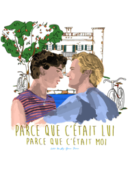 Call Me By Your Name Comic Art (Elio amp Oliver)