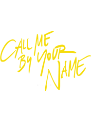 Call me by your name logo