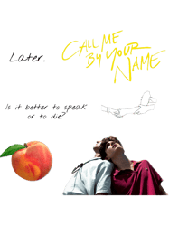 Call me by your name sticker set Sticker