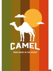 CAMEL YOUR GUIDE IN THE DESERT