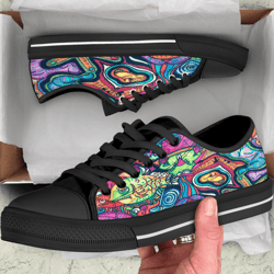 canvas shoes hippie passion low top shoes