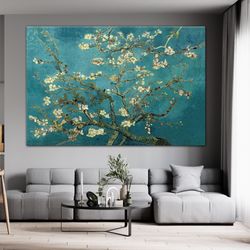 Van Gogh Almond Blossom Canvas, Vincent Van Gogh, Van Gogh Wall Art, Van Gogh Print, Flower Wall Art, Van Gogh Canvas, R