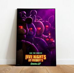 Five Nights at Freddy's Poster, Canvas Wall Art, Rolled Canvas Print, Canvas Wall Print, Game Poster-1