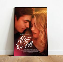 After We Collided Poster, Canvas Wall Art, Rolled Canvas Print, Canvas Wall Print, Movie Poster