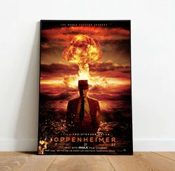 Oppenheimer Poster, Canvas Wall Art, Rolled Canvas Print, Canvas Wall Print, Movie Poster-1