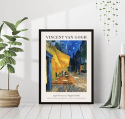 Vincent van Gogh Fishing in the Spring Canvas Print Poster Framed Famous Oil Painting Colorful Vibrant Lake Vintage Fine