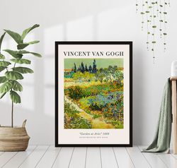 Vincent van Gogh Green Wheat Fields Auvers Canvas Print Poster Frame Digital Famous Painting Artist Wall Art Prints Tren