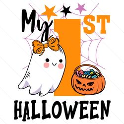 my first halloween baby boo svg