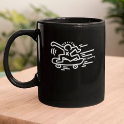 Vintage Mugs. Keith Haring Mugs Skateboard Coffee Mug