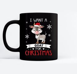 All I Want For Christmas Is A Goat Xmas Pajama Gift 11Oz Mug