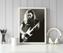 Pink F Poster – Gilmour at Earls Court with the Black Strat 1973