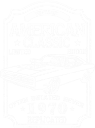 Vintage American1970 Muscle Car