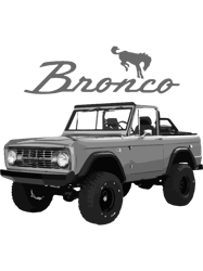 Retro 1966 Gray Ford Bronco Premium
