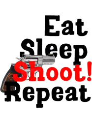 Eat Sleep Shoot RepeatRight to Bear ArmsProtect the State and the Family VNeck
