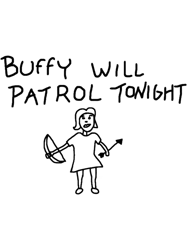 Buffy Will Patrol Tonight, Buffy the Vampire Slayer, BtVS, 90s, Hush, Joss Whedon, Giles, The Gentle