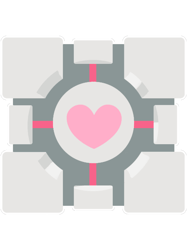 Portal companion cube