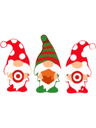 Christmas Santa Claus Bullseye Team Member