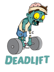 Funny Workout Zombie Deadlift Gym