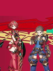 rex and pyra (xenoblade chronicles 2) graphic