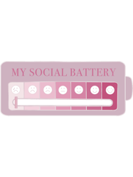 My social battery, pinkshades