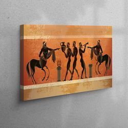 canvas home decor, canvas art, wall decor, greek mythology canvas poster, centaur canvas print, modern canvas gift, anci