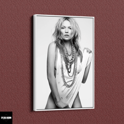 kate moss hot photography canvas fashion photography canvas, posters, prints, pictures