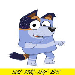Bluey Main Characters SVG PNG PDF Bluey Characters SVG Bluey Cartoon SVG