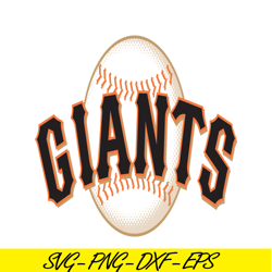 San Francisco Giants Ball SVG, Major League Baseball SVG, Baseball SVG MLB204122381