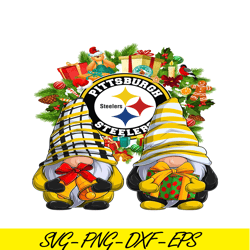 Gnome Steelers PNG, Christmas Gnomes NFL PNG, National Football League PNG