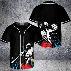 Paintball Baseball Player Baseball Jersey Shirts