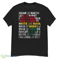 Black Power Shirt History Month African American Pride Gift Shirt