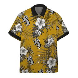 Custom Text Harry Potter Flowers Hawaiian Shirt Sumer, Cool And Active Ocean Shirt