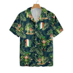People proud Leprechaun Tropical Hawaiian Shirt, Cool And Active Ocean Shirt