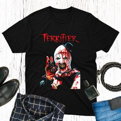 Horror Terrifier. Movie Poster T-Shirt, Gift Shirt