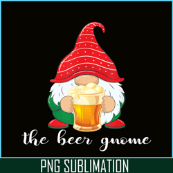Christmas Funny Gnome Beer Lovers PNG The Beer Gnome PNG Drunk Gnome PNG