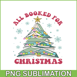 All booked for christmas png