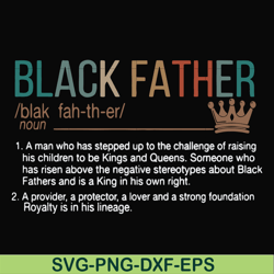 black father svg, png, dxf, eps, digital file FTD11
