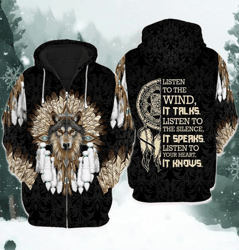 Native American Indian Tribe 3D Hoodie