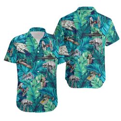 Hawaii Shirts, Star Wars Aloha Shirts,, Cool And Active Ocean Hawaiian Shirt
