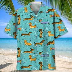 Dachshund Pattern For Dog Hawaiian Shirt