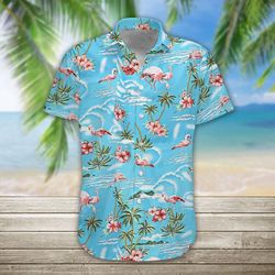 Flamingo For Women Hawaiian Shirt Summer