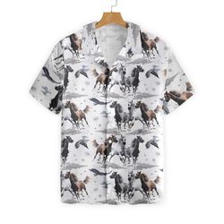 Bobsgardens Racing Horse All Over Printed Hawaiian Shirt