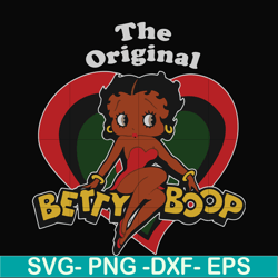 The original betty boop svg, png, dxf, eps file FN000206