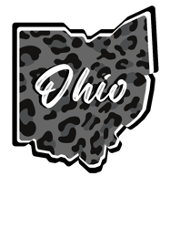 Ohio Leopard Print Gray