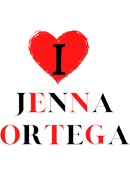 I love Jenna OrtegaRed amp Black Heart