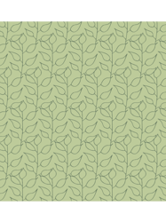 Sage Green Plant Pattern Green Comforter