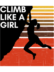 Climb Like A Girl. Rock Climbing