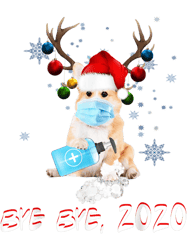 Corgi Dog Bye Bye 2020 Christmas New Year Gifts