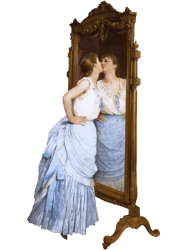 Auguste ToulmoucheThe mirror, vanity