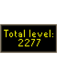 total level 2277max total level osrs runescape